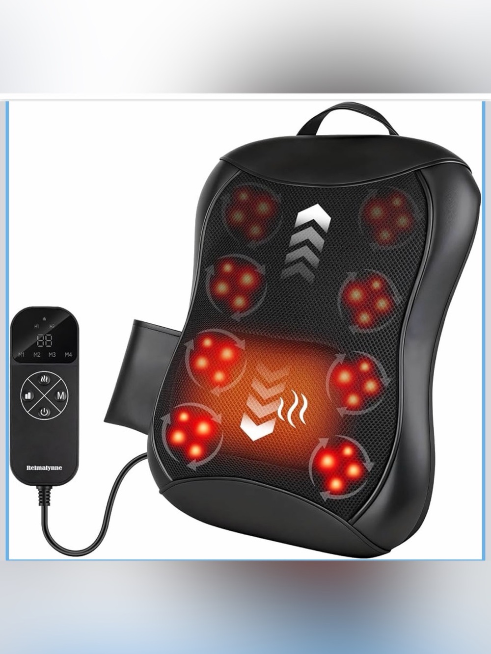 Shiatsu Back Massager with Heat, Home, Car or Office Use, New in Box